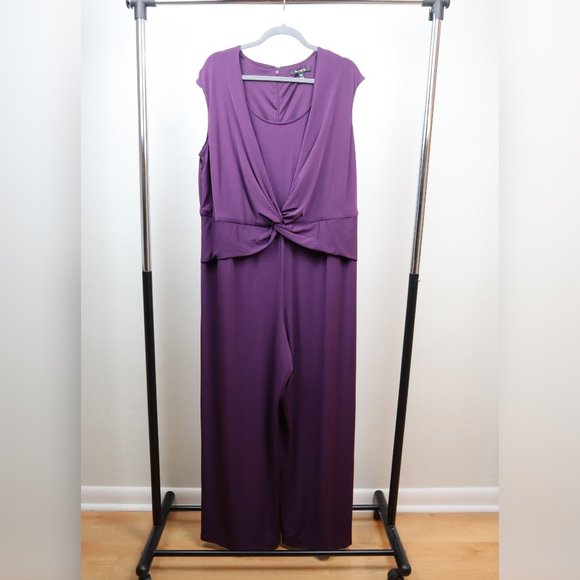 Purple Jumpsuit Plus Size - Picture 3 of 15
